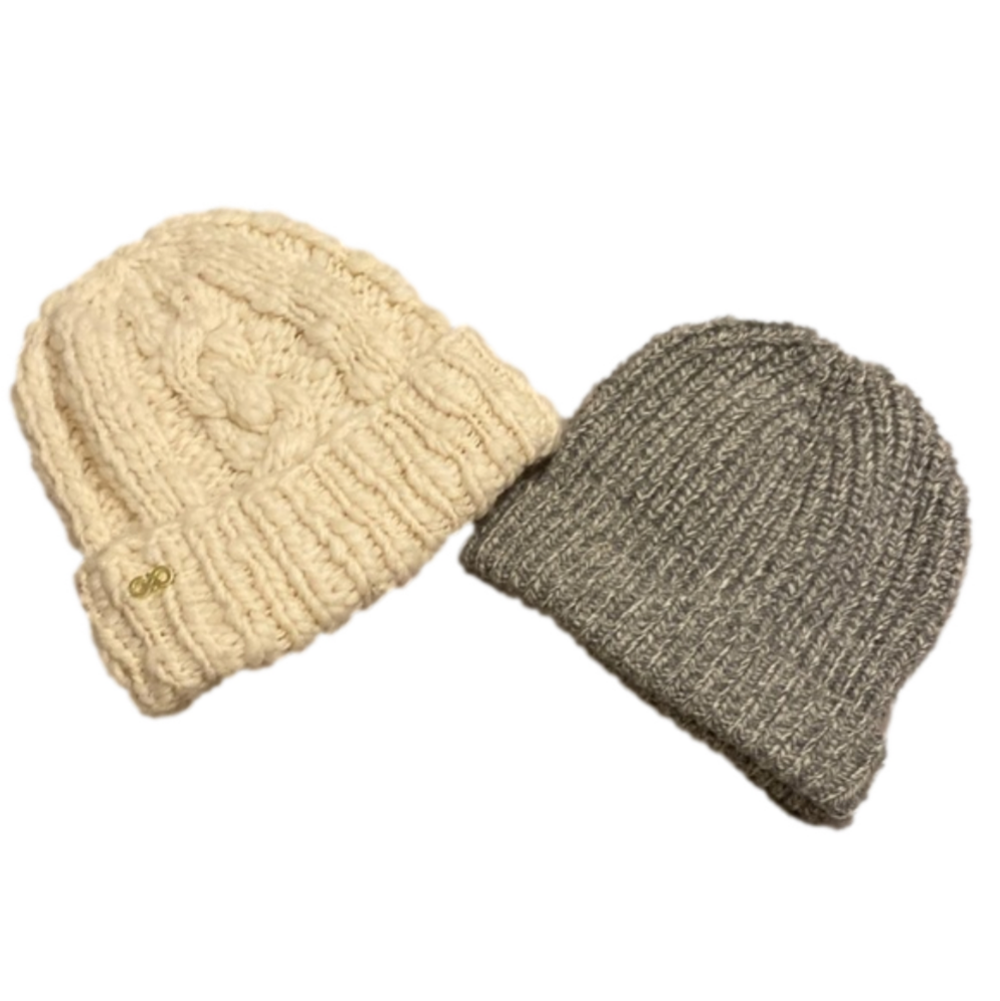 Cole Haan & Murano wool blend beanie hat . Set 2 pieces
